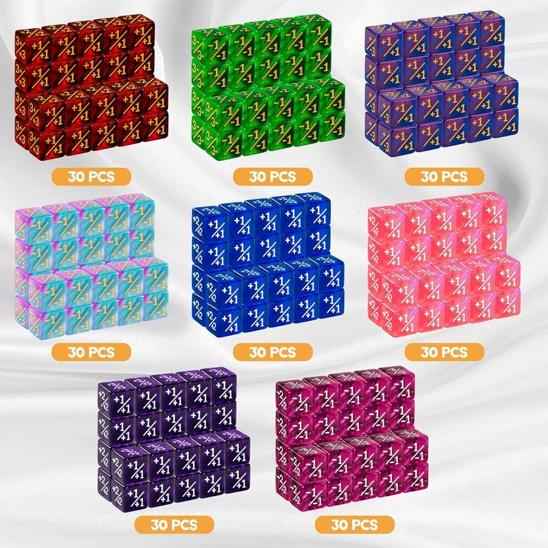 Ravonixis 500 Pieces MTG Counter Bulk Keyword Counters Life Counter Tokens Dice Buff Tokens Compatible with Magic Card Game Accessories CCG Creature Stats (Runestone) - Image 4